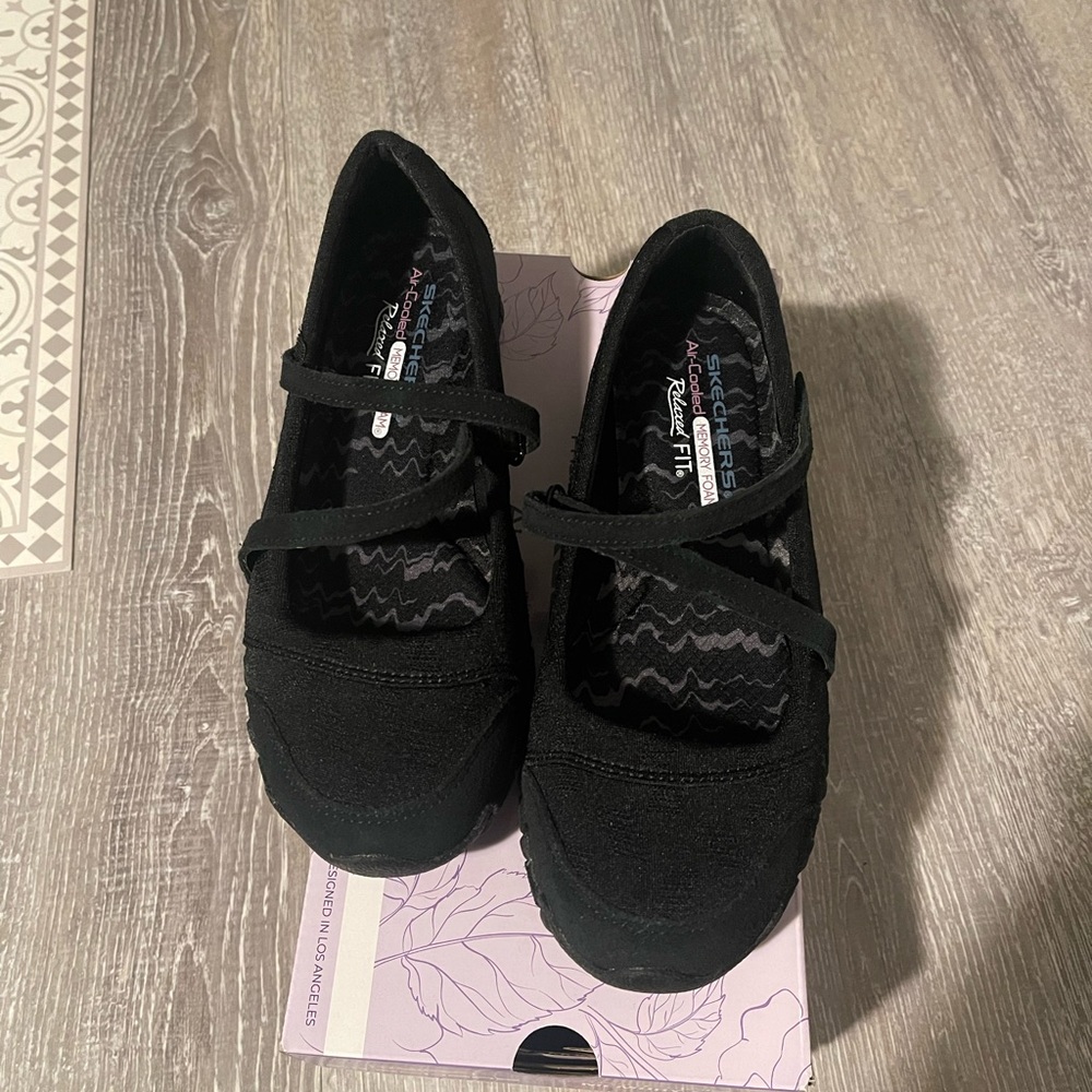 Skechers Black Mary Jane Shoes